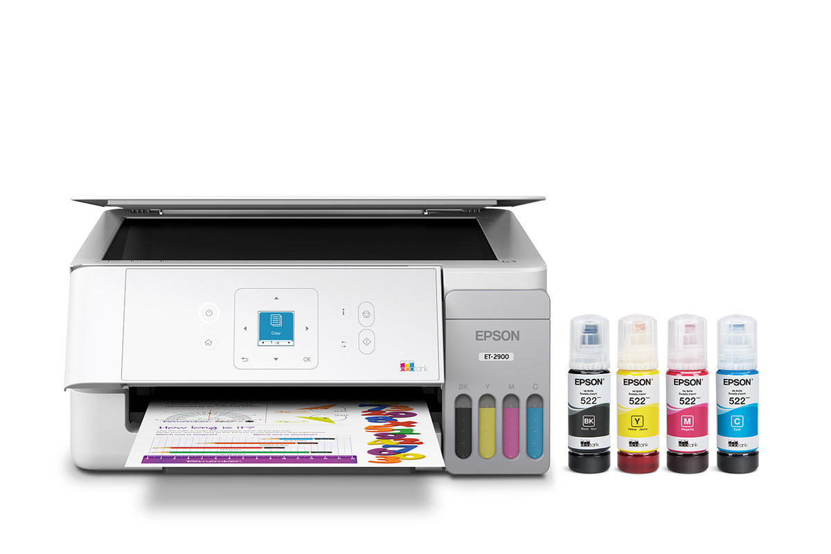 EcoTank ET-2900 Wireless All-in-One Color Supertank Printer – White