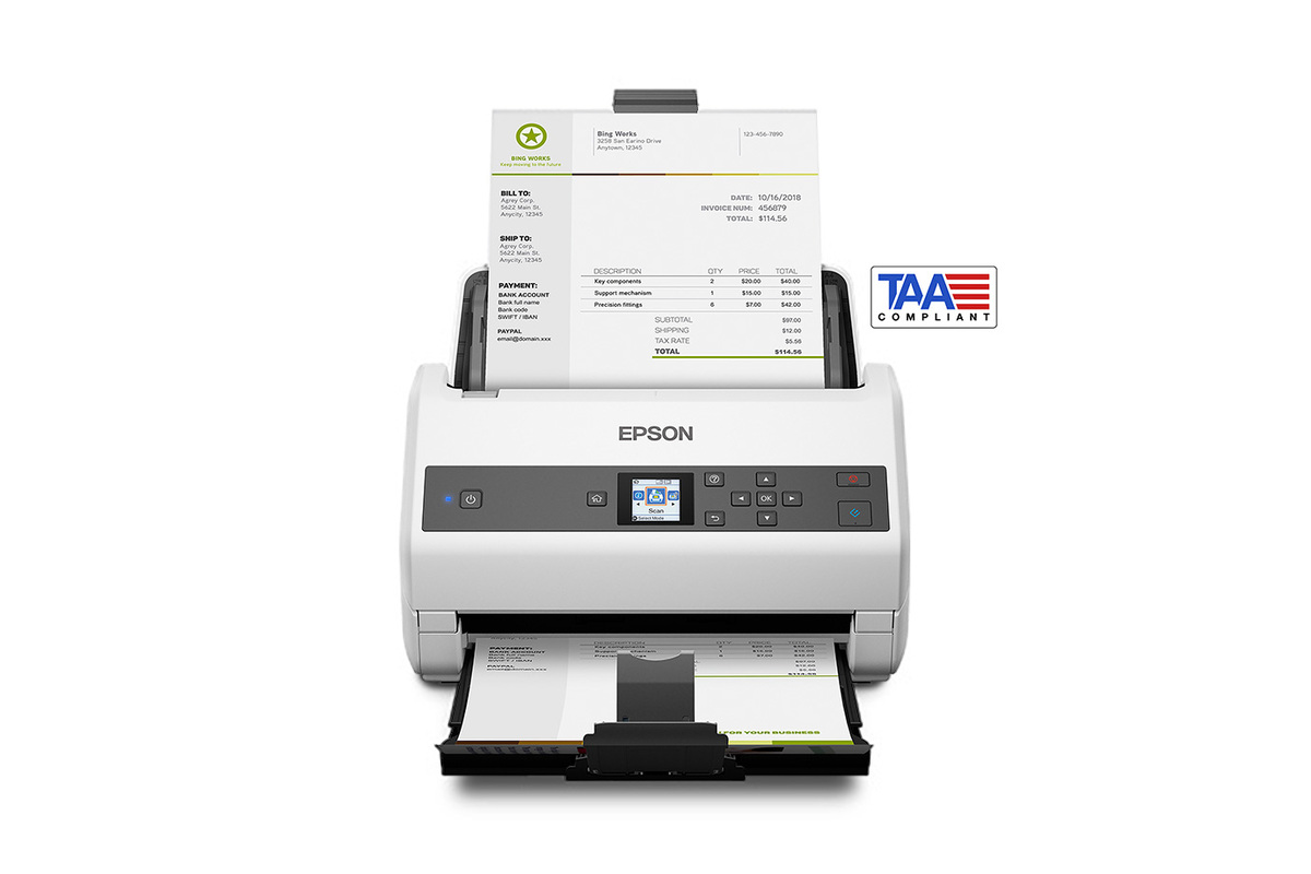 DS-870 Color Duplex Workgroup Document Scanner, TAA-Compliant