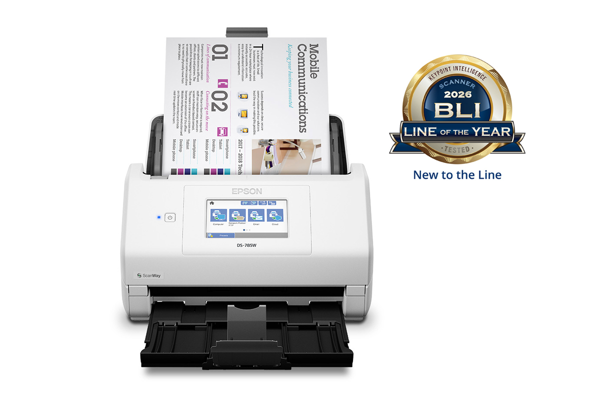 Epson DS-785W High-Speed Wireless Desktop Document Scanner